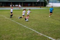 One of Point O'Pines' well-groomed soccer fields