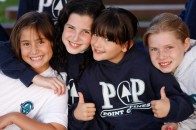 20090629087 Four close friends at camp in New York