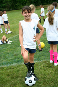201007050648 An enthusiastic soccer player