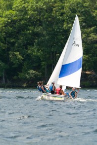Sailing on Brant Lake in NY