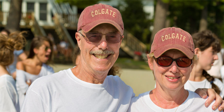Jim and Sue Himoff excited about camp.