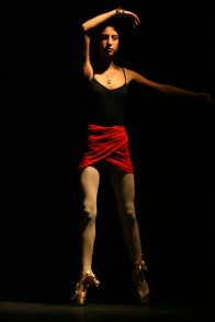 A ballet performance during the dance show
