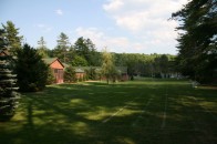 An athletic field at Point O'Pines Camp for Girls